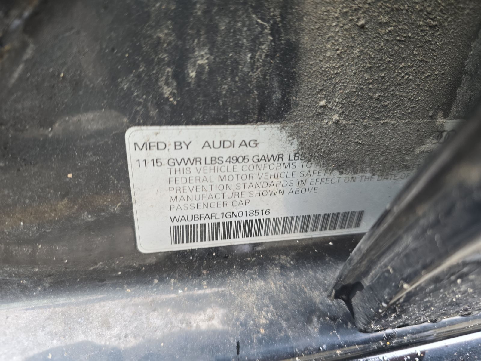 2016 Audi A4 2.0T Premium AWD