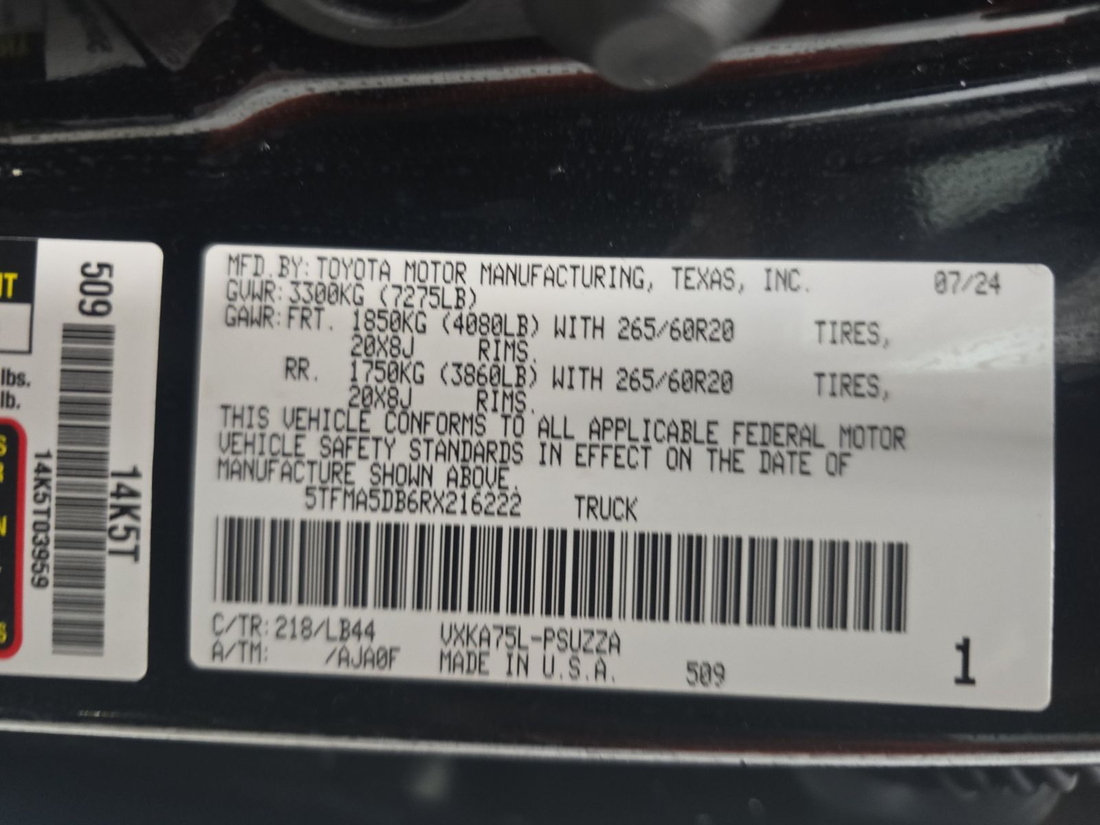 2024 Toyota Tundra 1794 Edition AWD