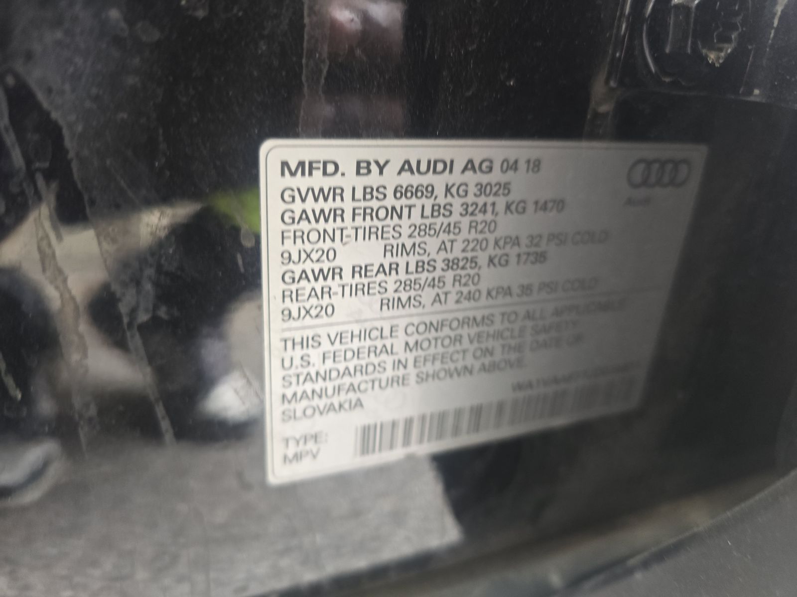 2018 Audi Q7 3.0T Prestige AWD