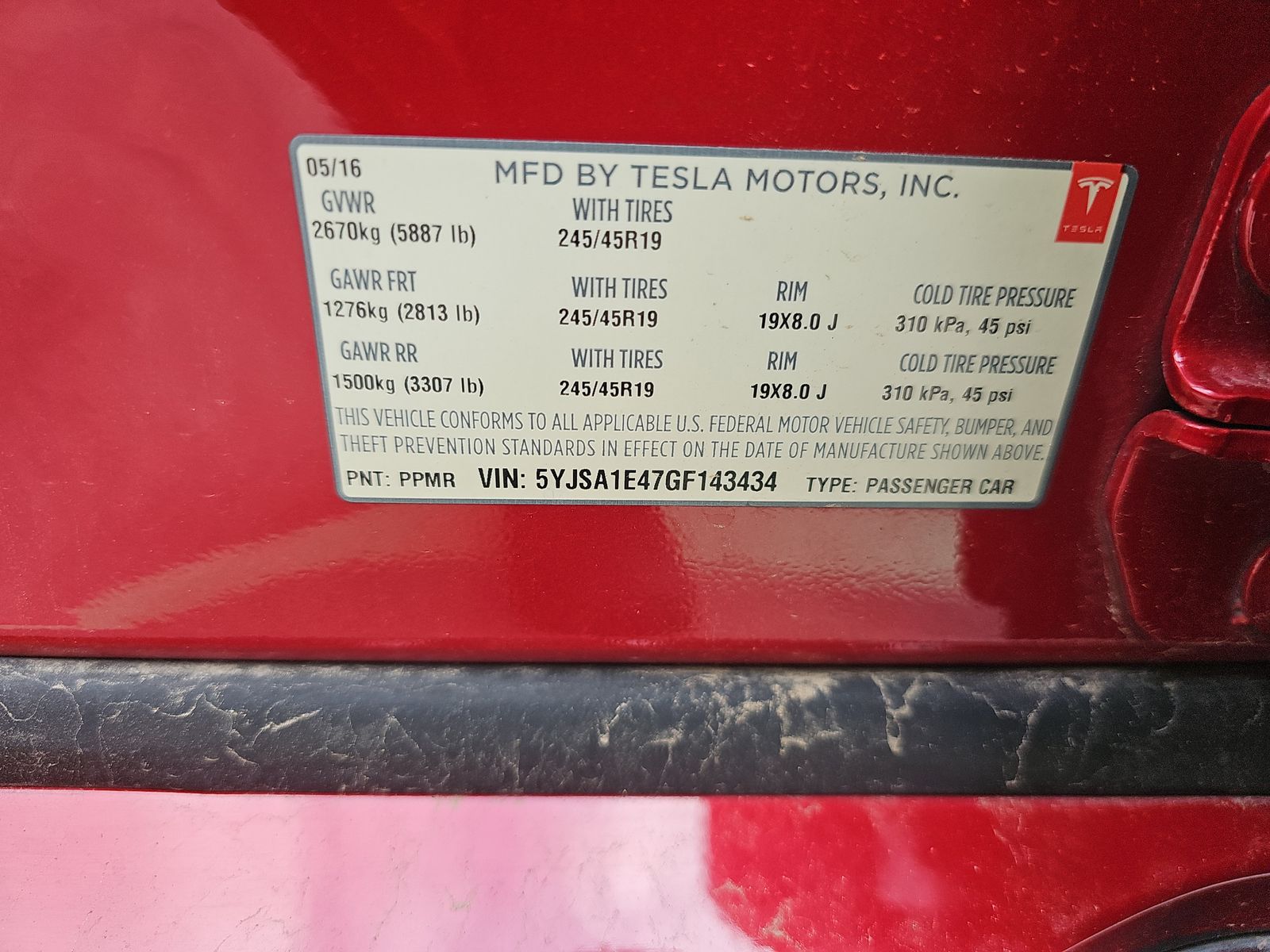 2016 Tesla Model S 90D AWD