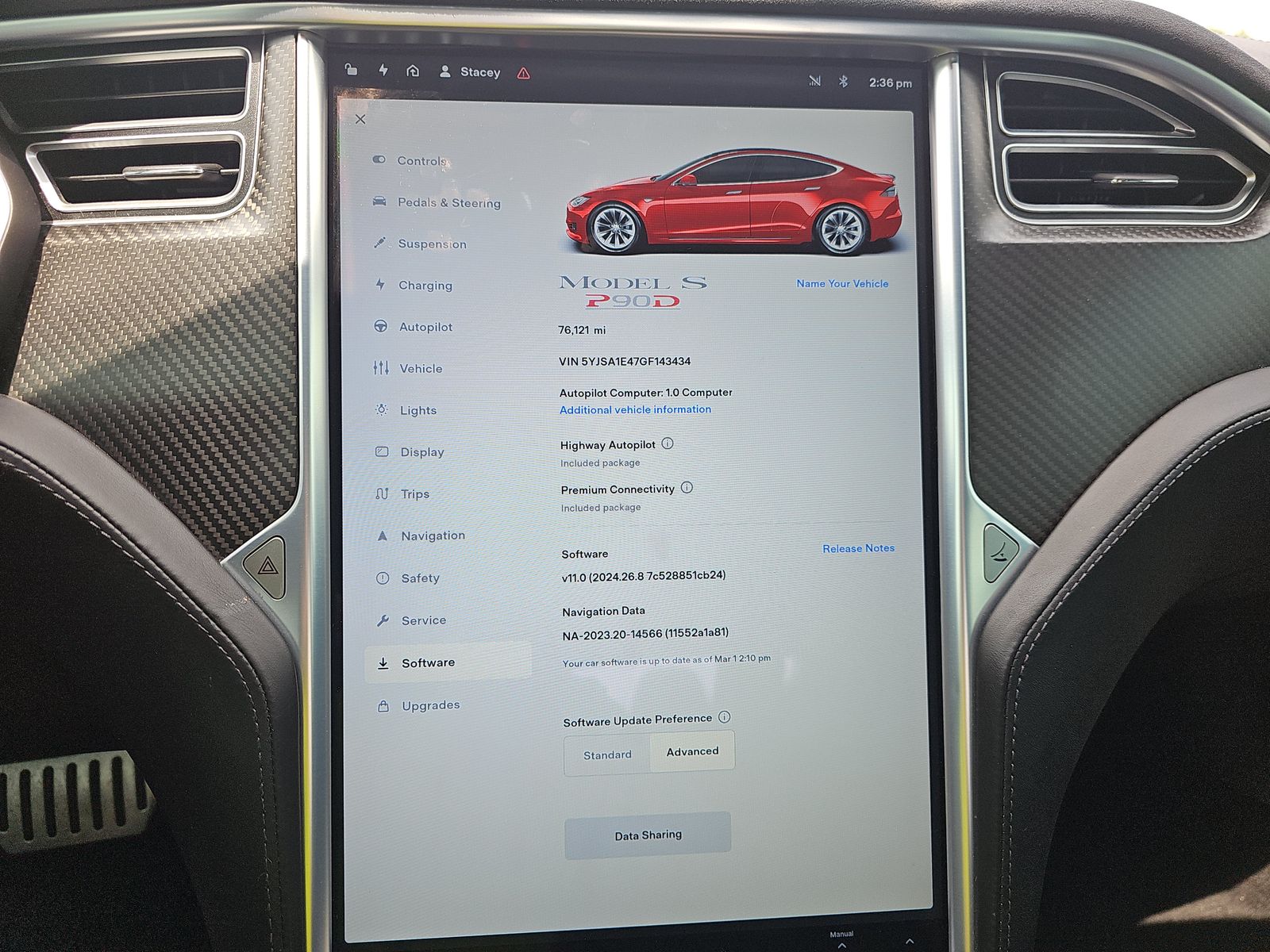 2016 Tesla Model S 90D AWD