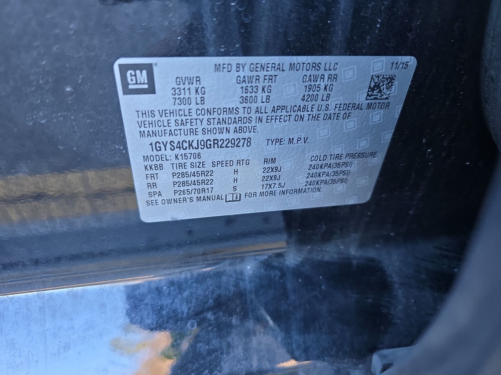 2016 Cadillac Escalade Premium AWD