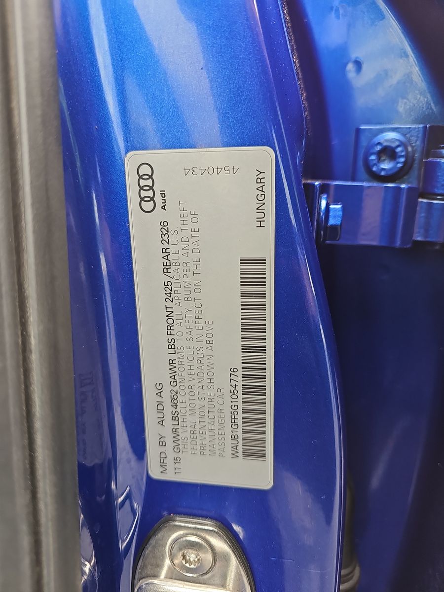 2016 Audi S3 Premium Plus AWD