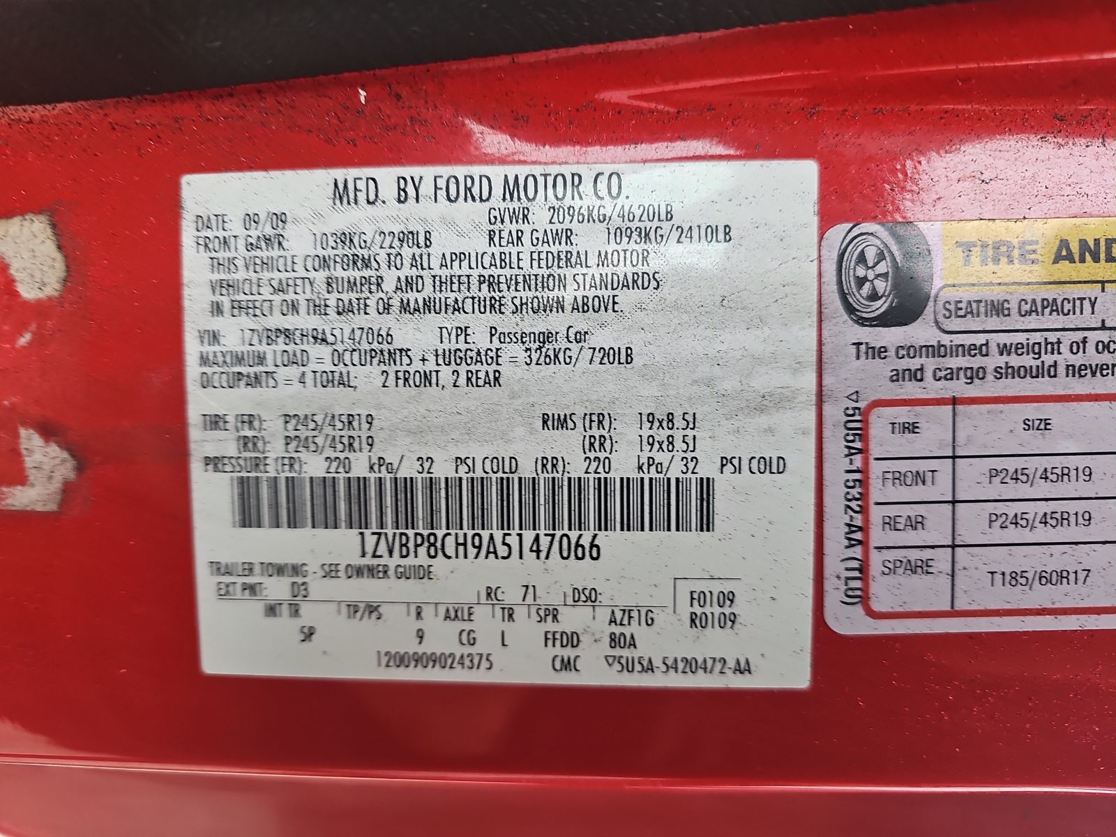 2010 Ford Mustang GT FWD