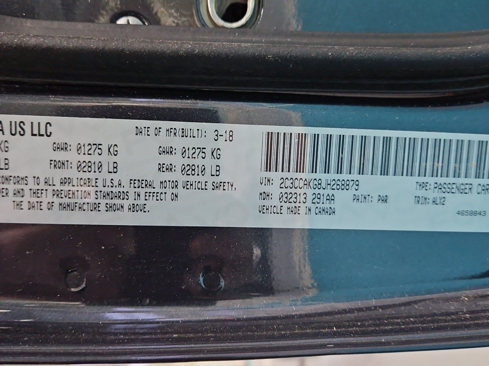 2018 Chrysler 300 Limited AWD