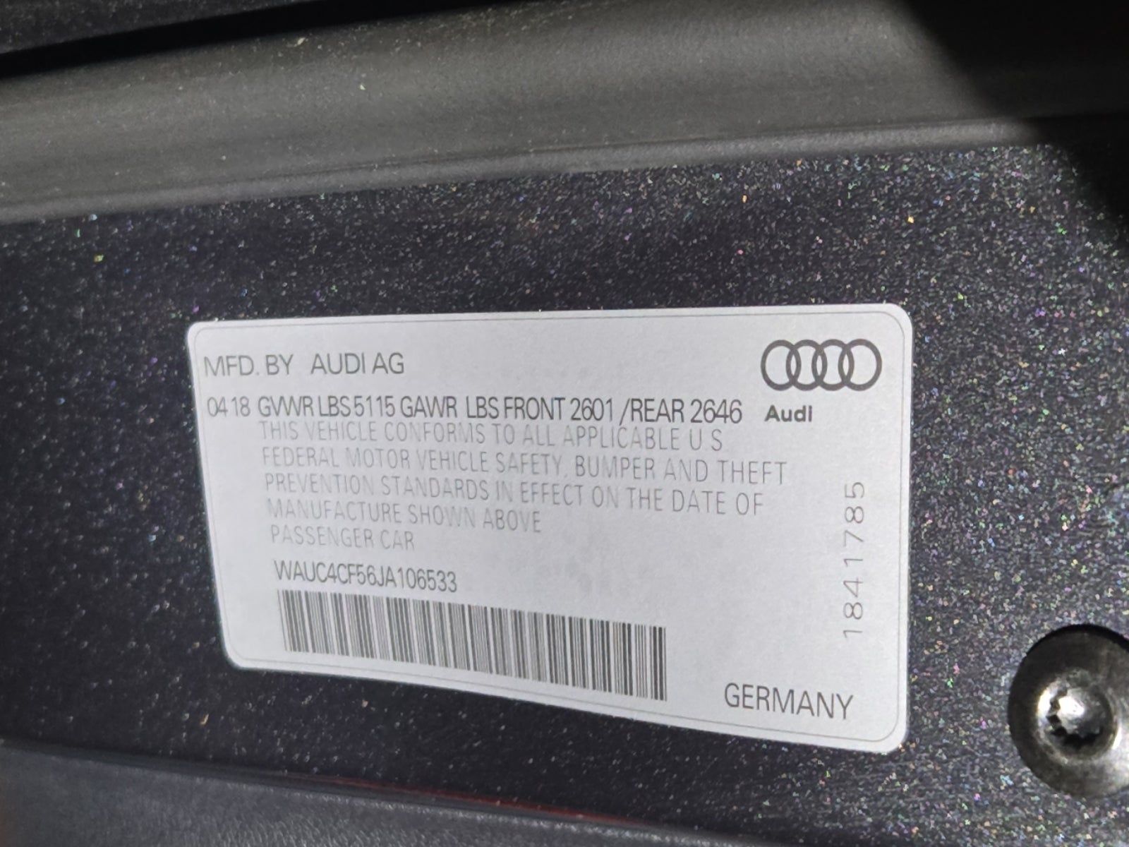 2018 Audi S5 Prestige AWD