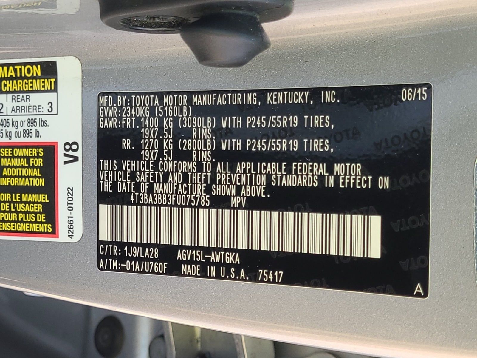 2015 Toyota Venza XLE AWD
