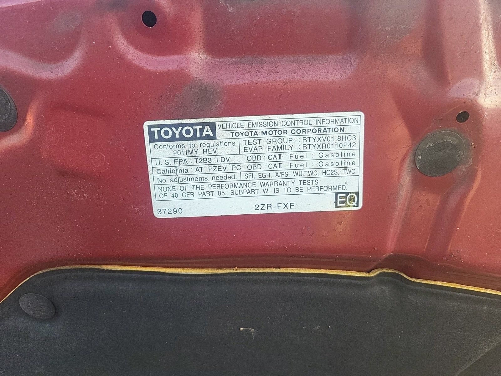 2011 Toyota Prius Two FWD