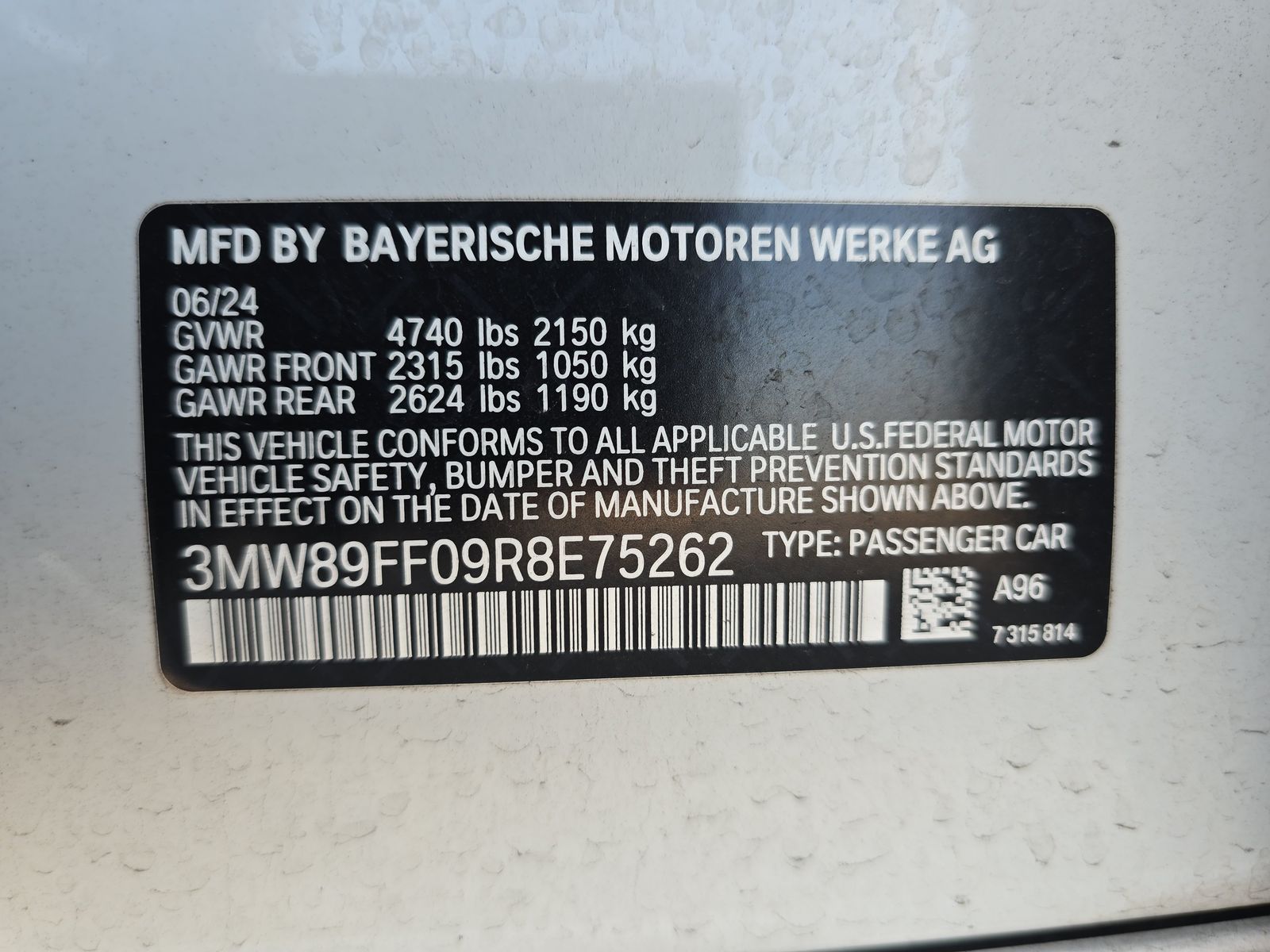 2024 BMW 3 Series 330i xDrive AWD