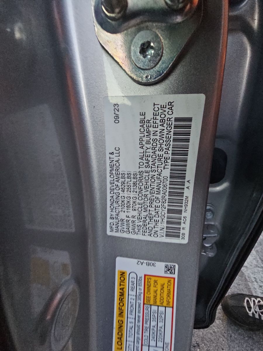 2024 Honda Accord Hybrid Touring FWD