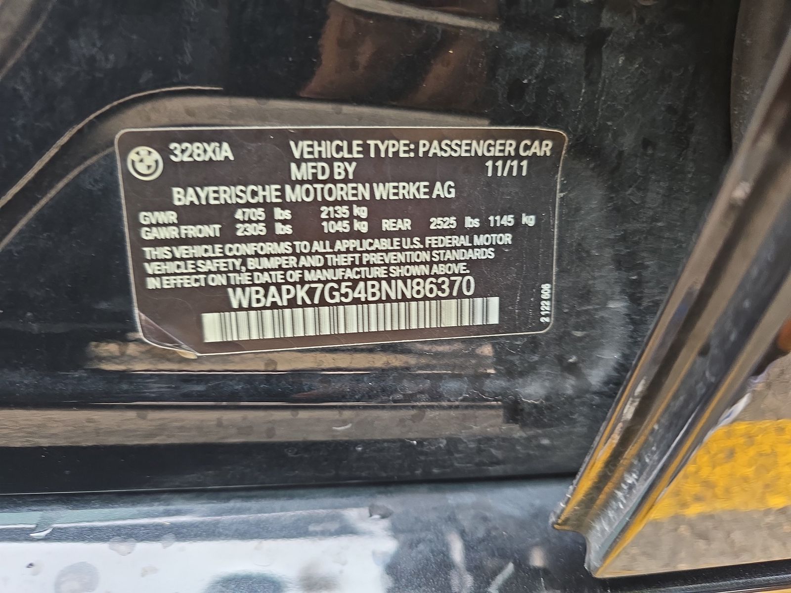 2011 BMW 3 Series 328i xDrive AWD