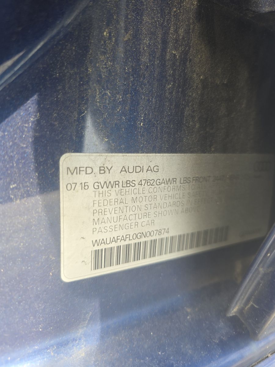 2016 Audi A4 2.0T Premium FWD