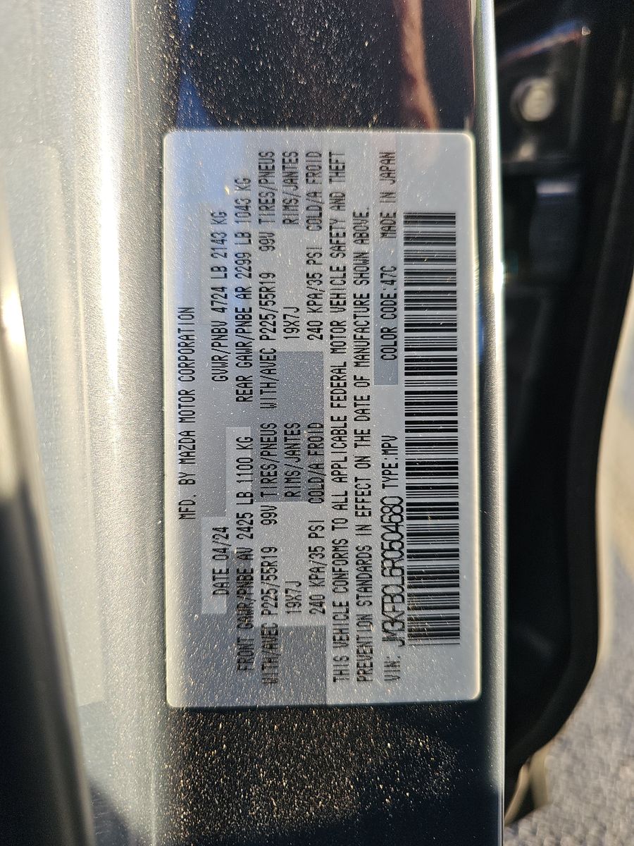 2024 MAZDA CX-5 2.5 S Carbon Edition AWD