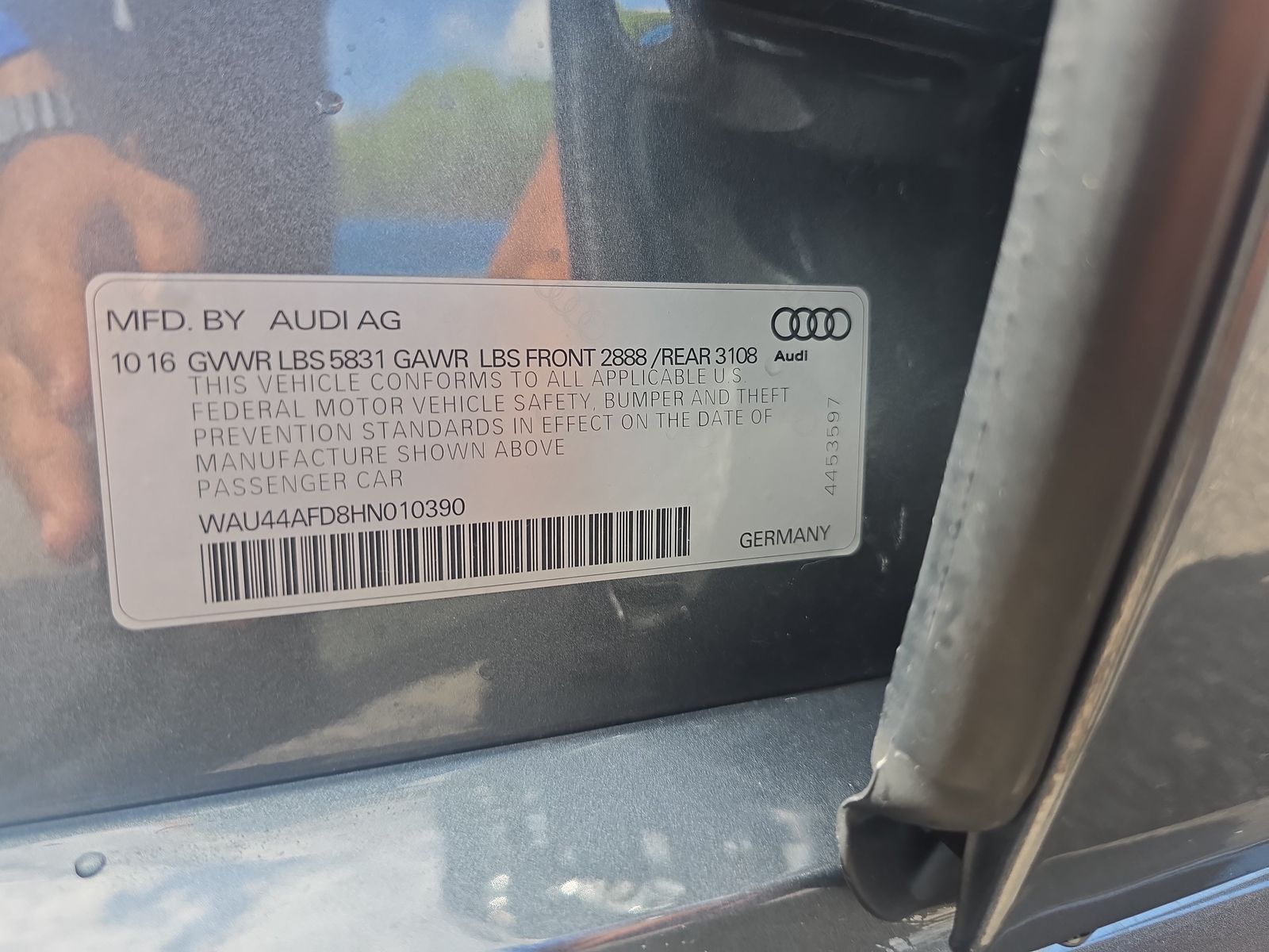 2017 Audi A8 L 3.0T AWD