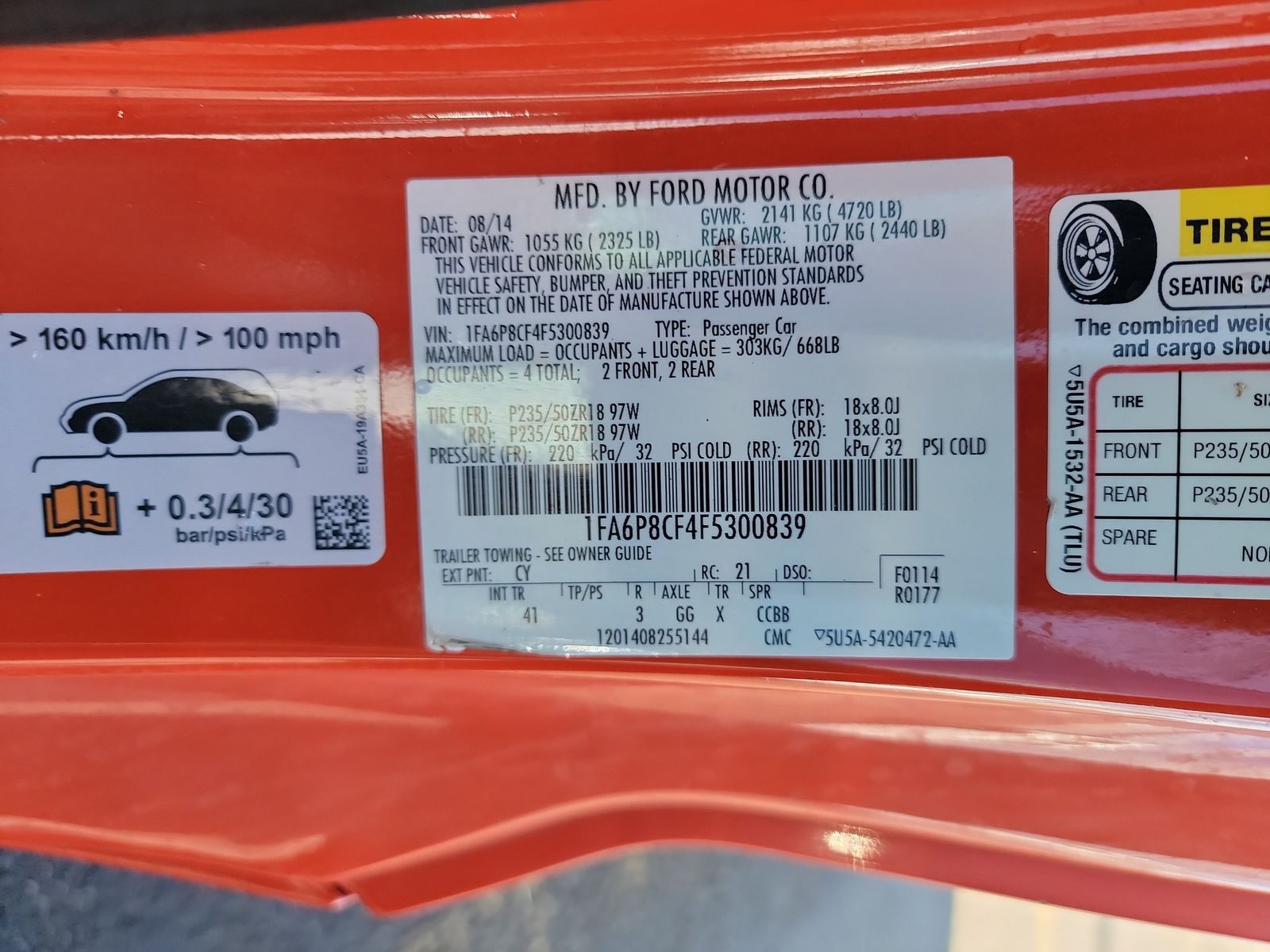2015 Ford Mustang GT Premium RWD