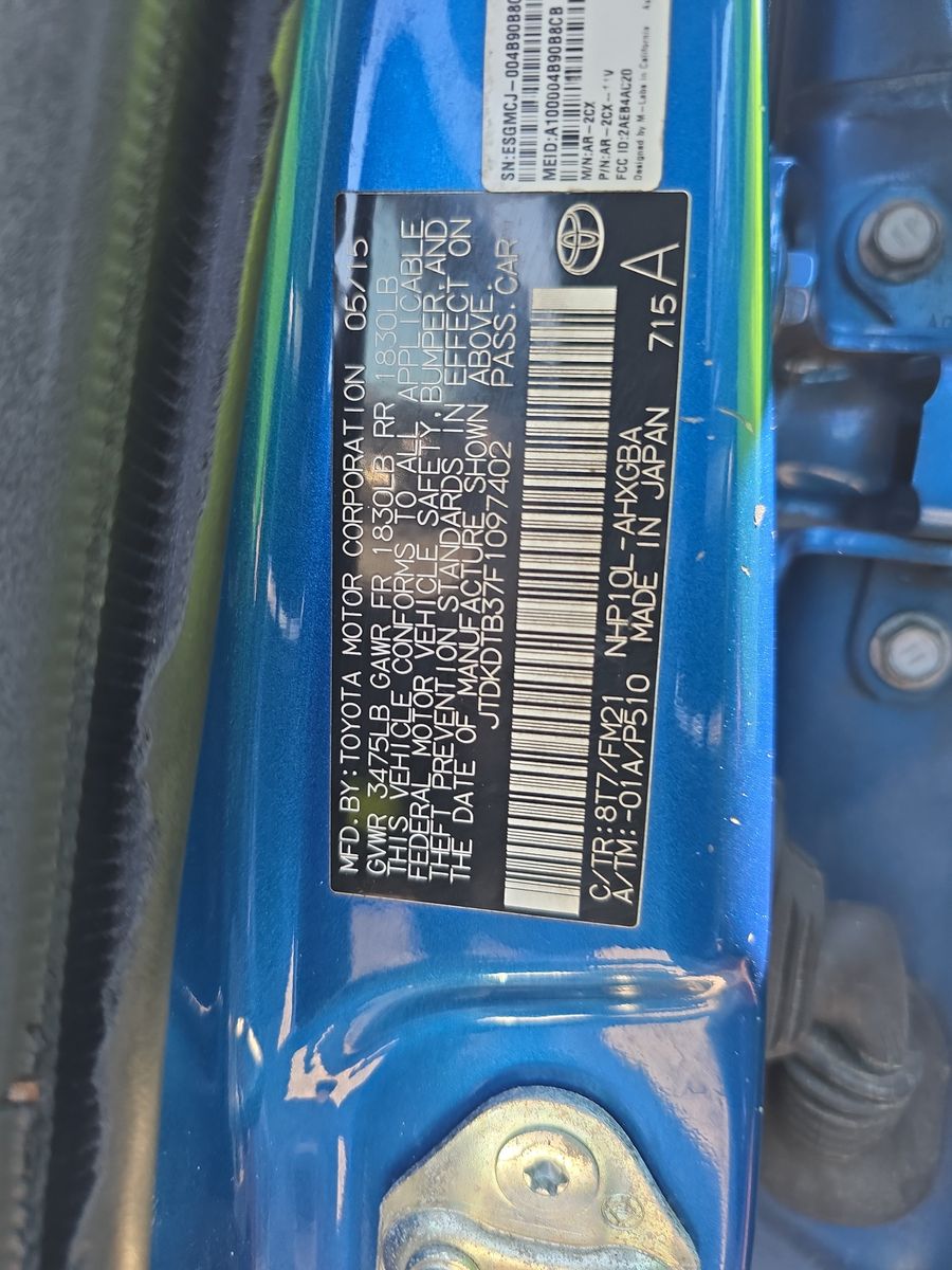 2015 Toyota Prius c Three FWD