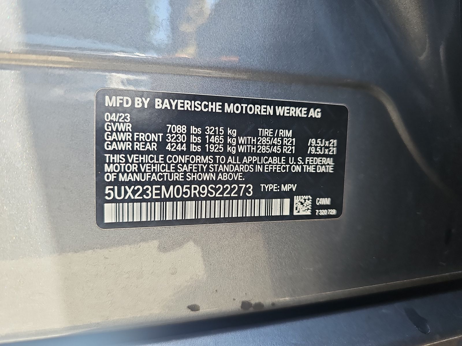 2024 BMW X7 xDrive40i AWD