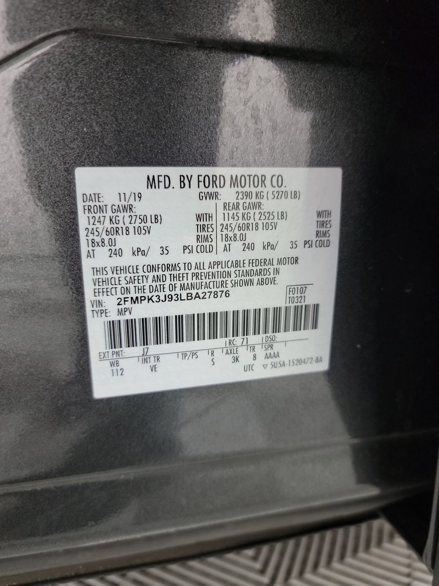 2020 Ford Edge SEL FWD