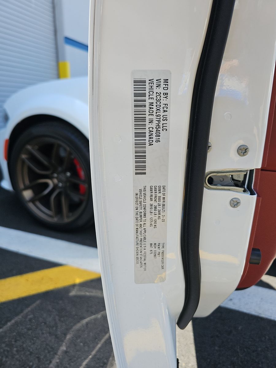2023 Dodge Charger SRT Hellcat Widebody RWD