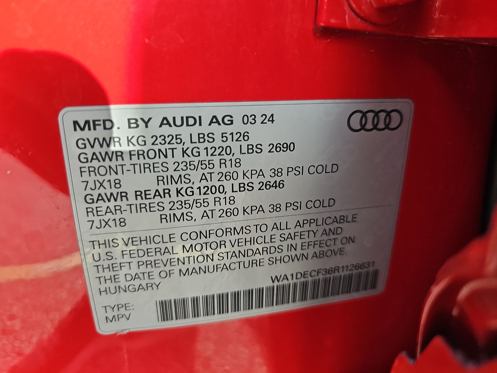 2024 Audi Q3 S line Premium AWD