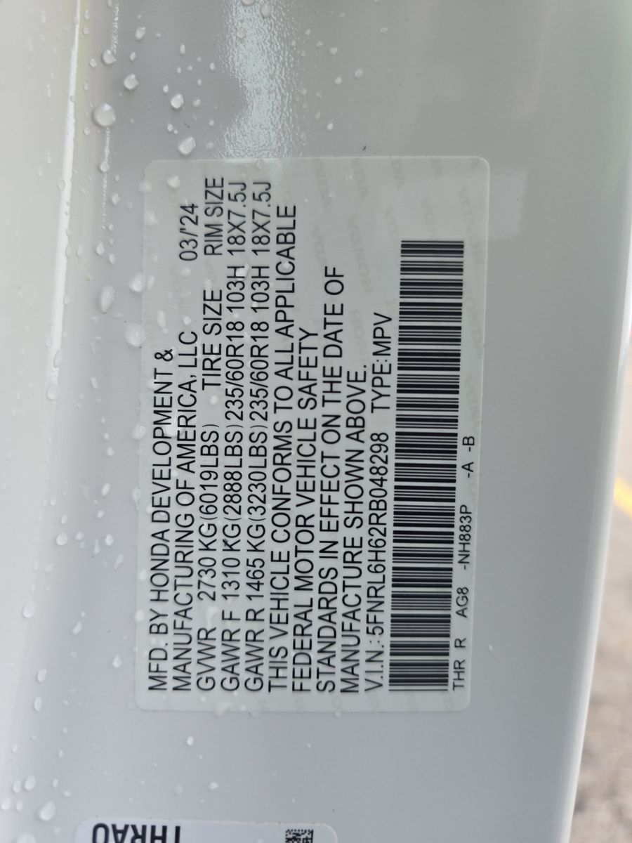 2024 Honda Odyssey EX-L FWD