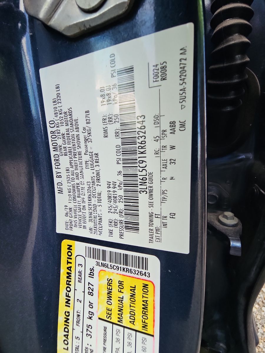 2019 Lincoln MKZ Reserve I FWD