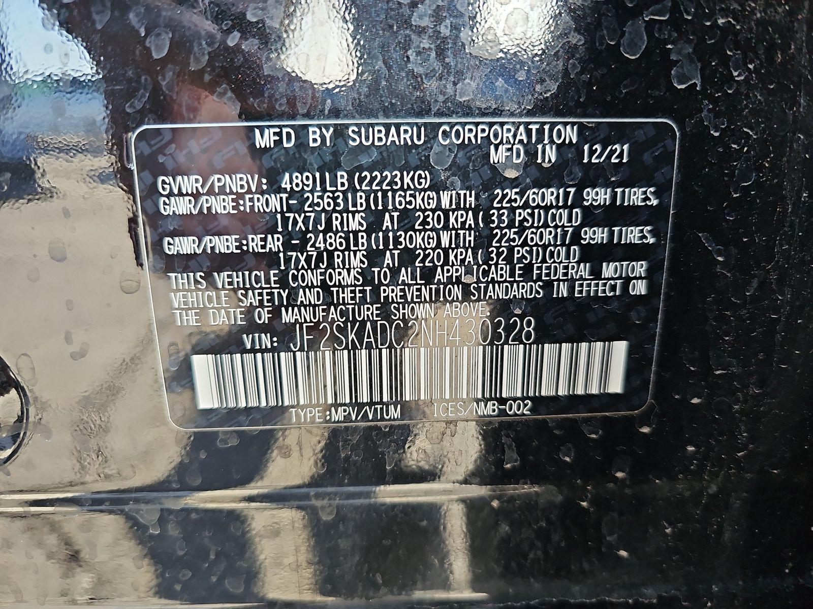 2022 Subaru Forester Premium AWD