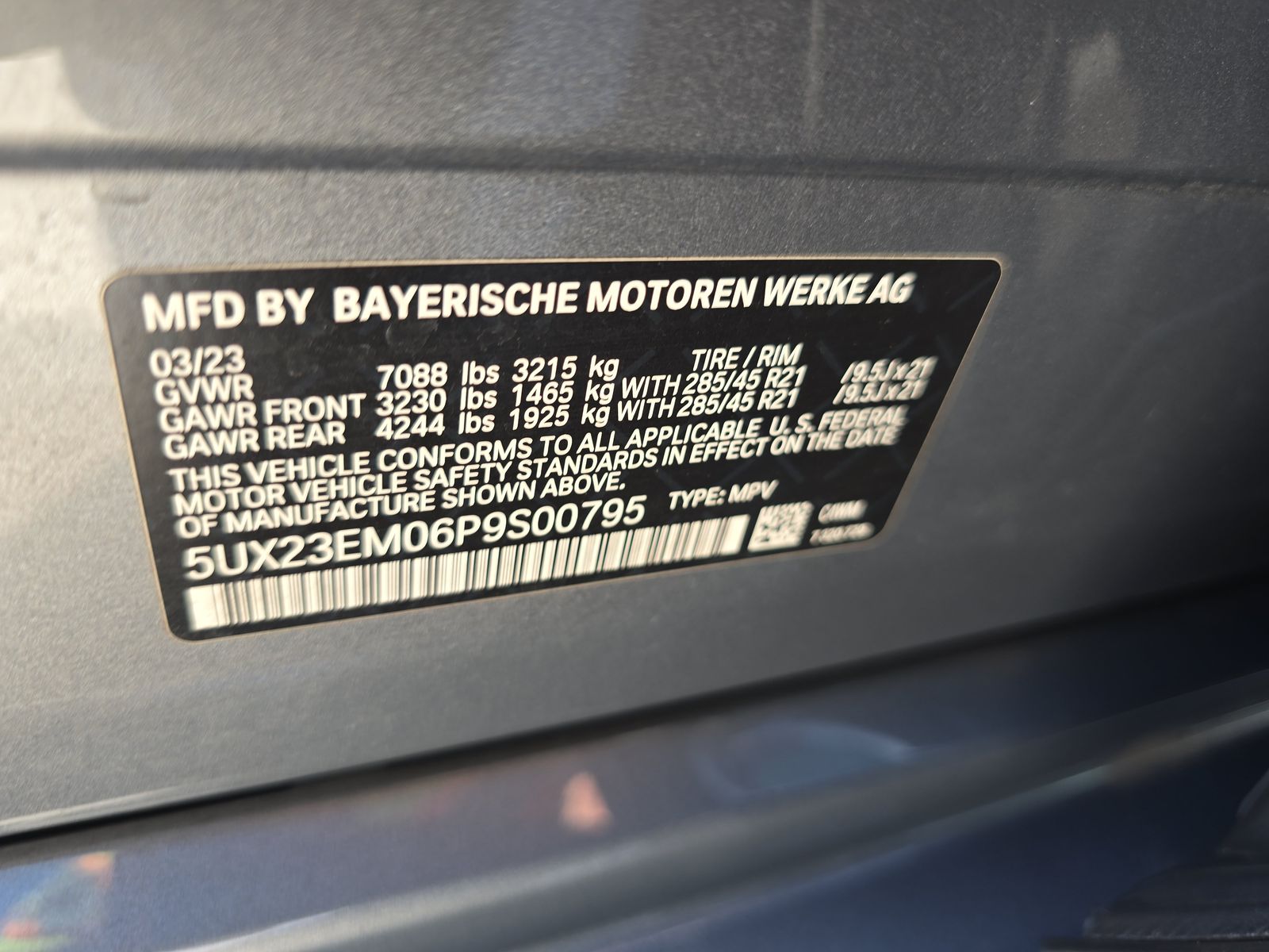 2023 BMW X7 xDrive40i AWD