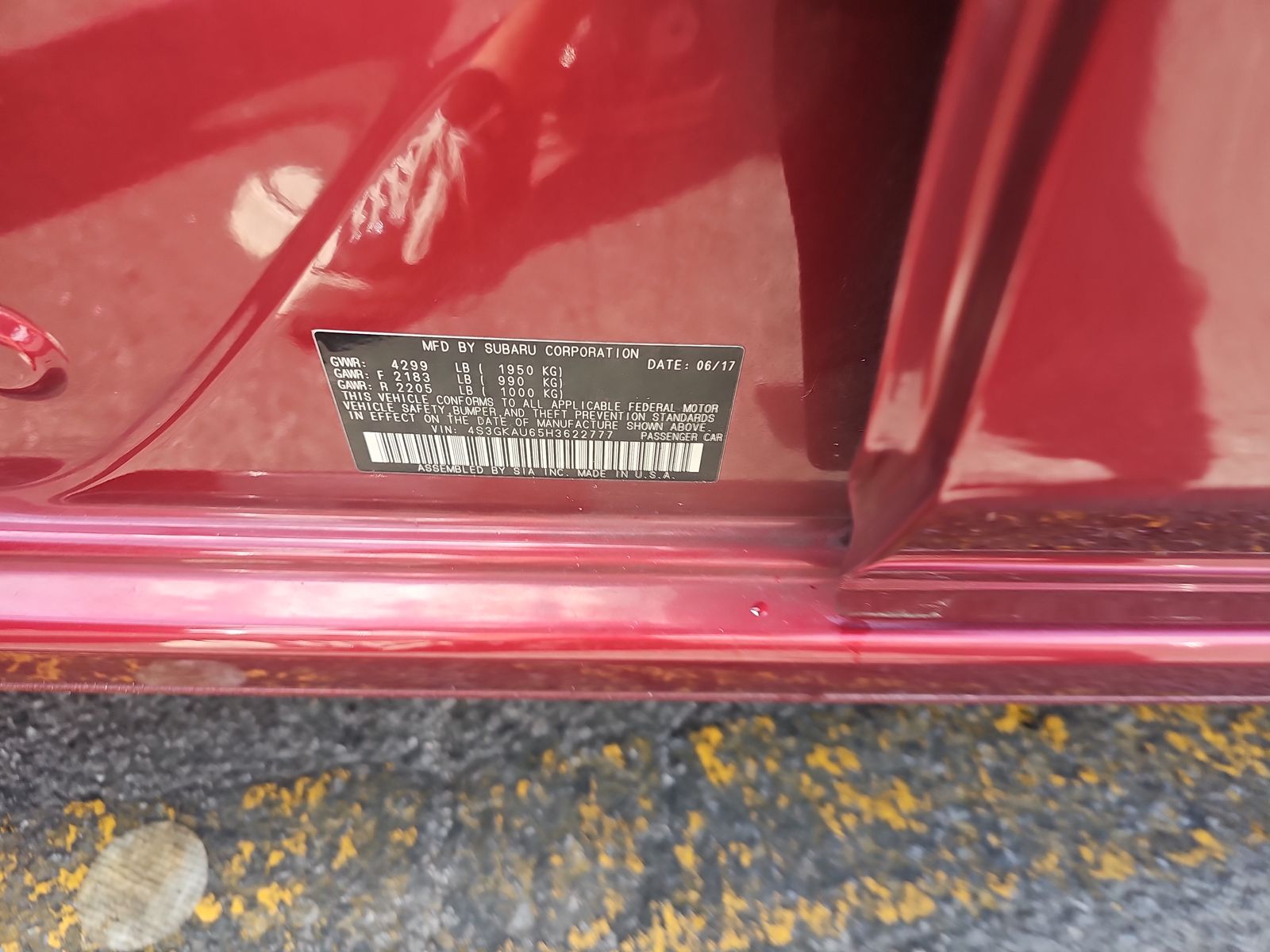 2017 Subaru Impreza 2.0i Limited AWD