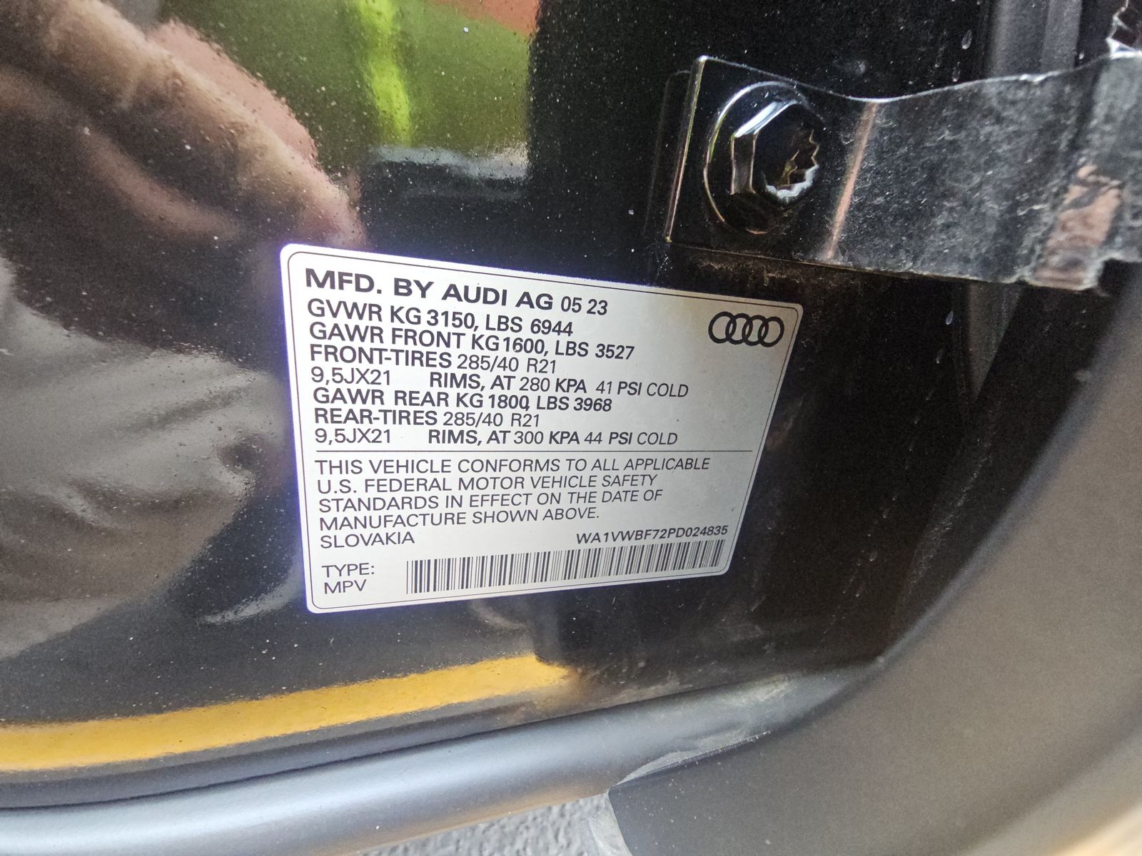 2023 Audi SQ7 Prestige AWD