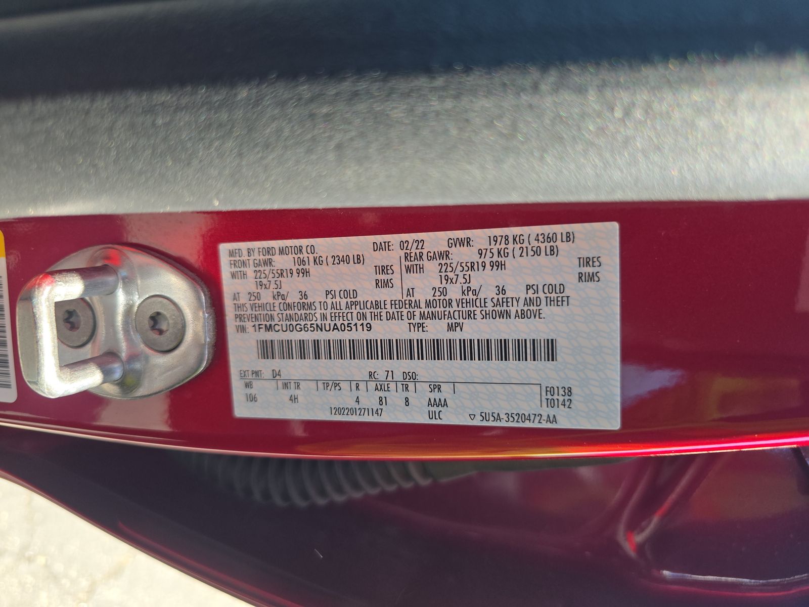 2022 Ford Escape SE FWD