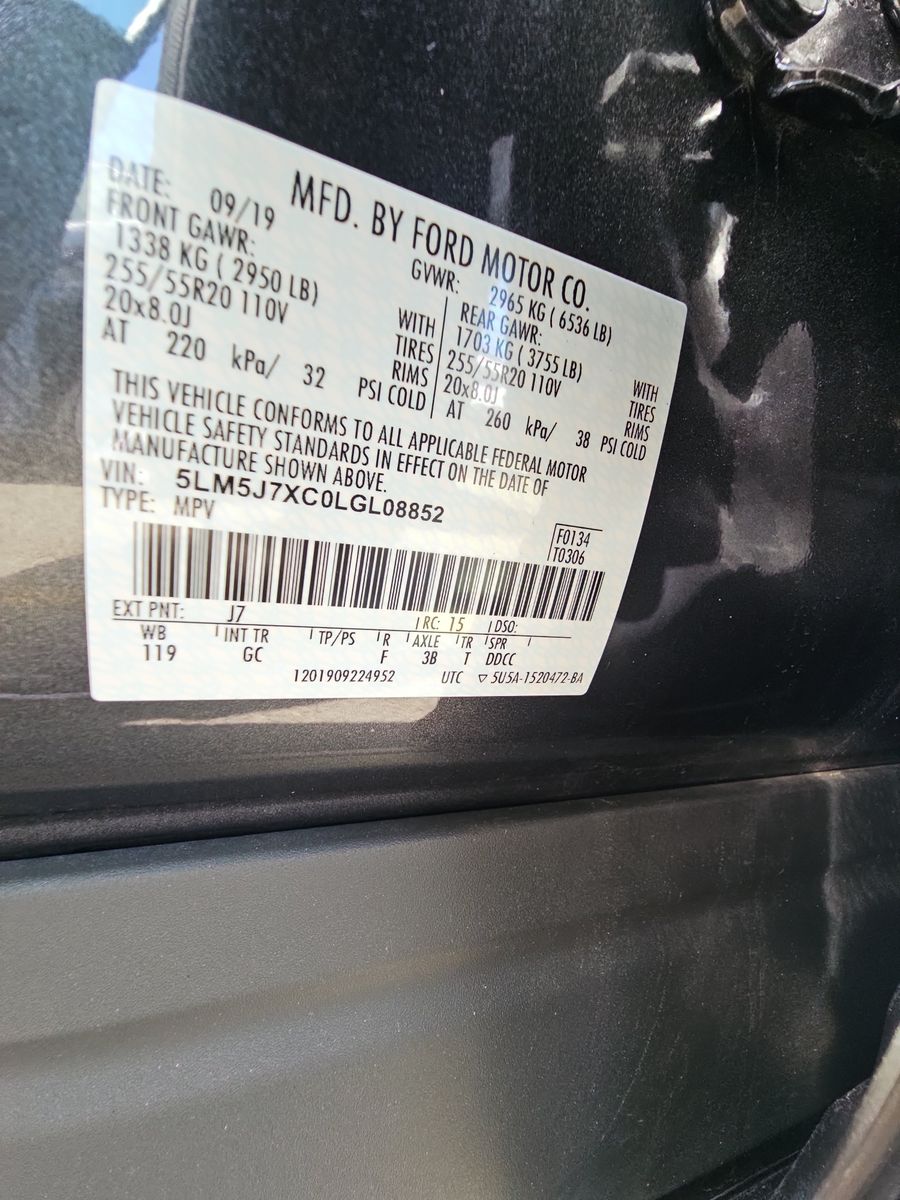 2020 Lincoln Aviator Reserve AWD