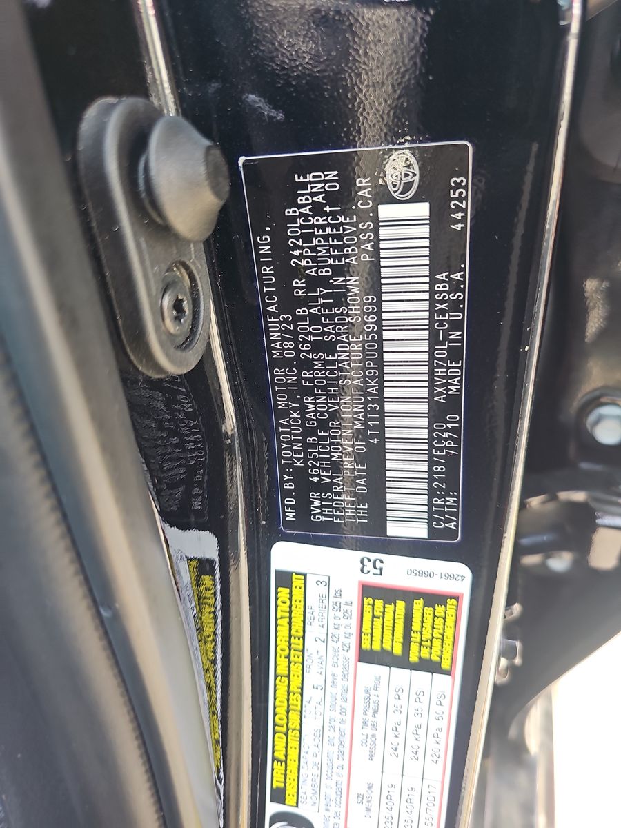 2023 Toyota Camry Hybrid SE Nightshade FWD