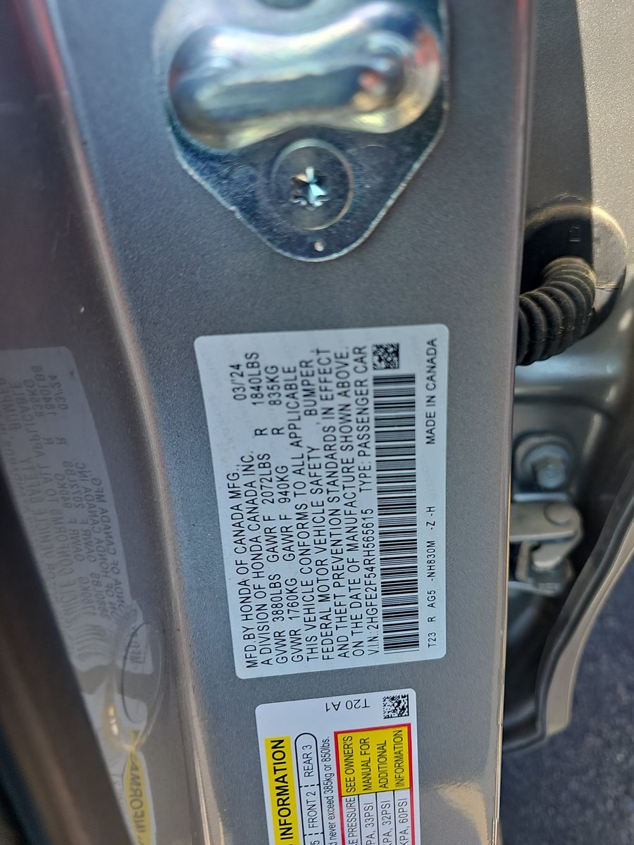 2024 Honda Civic Sport FWD