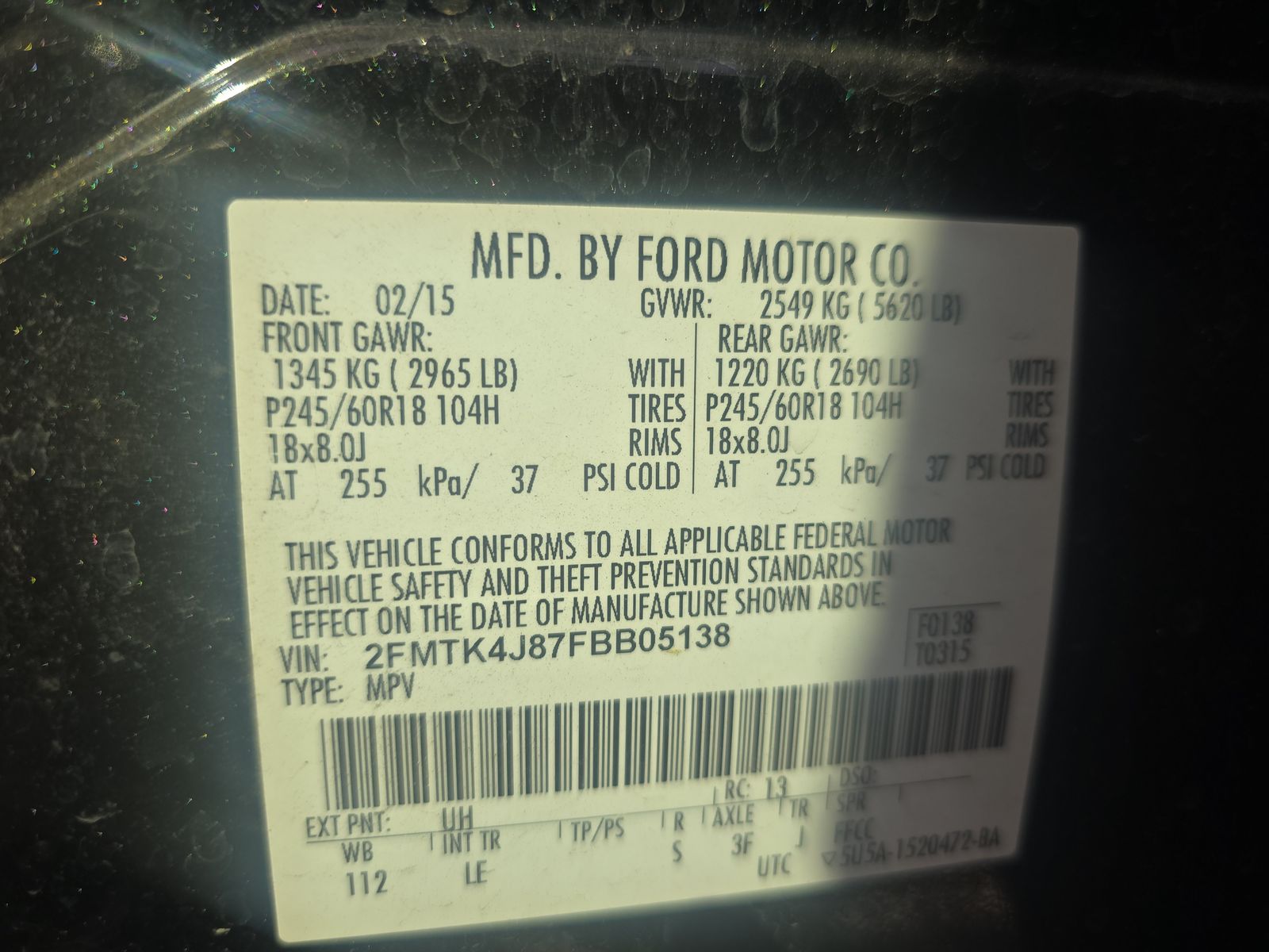 2015 Ford Edge SEL AWD