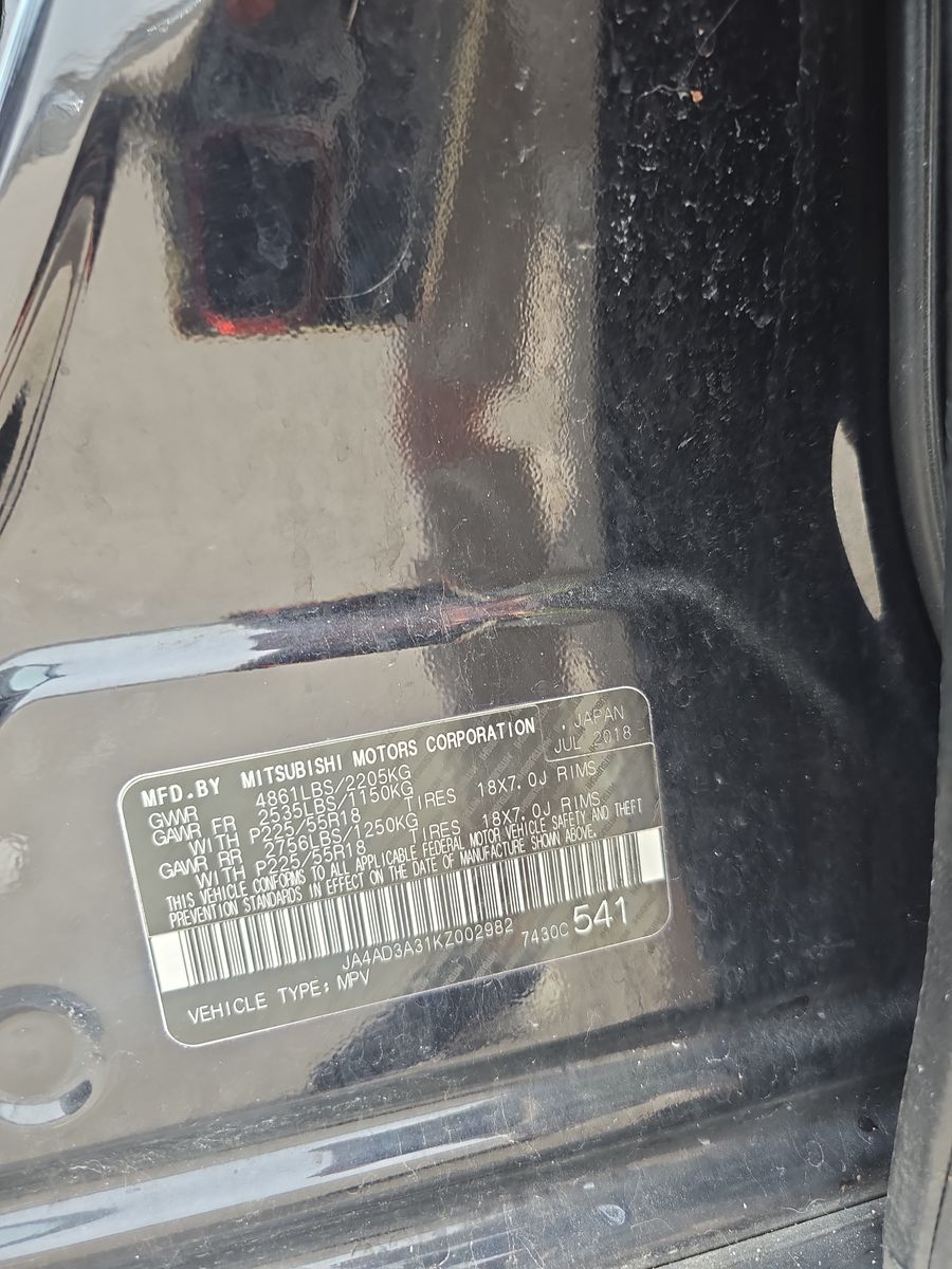 2019 Mitsubishi Outlander SE FWD