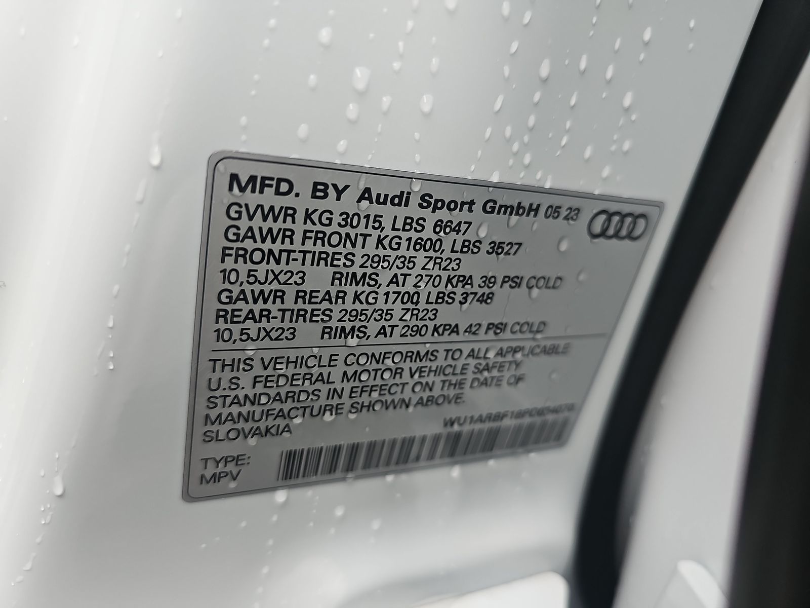 2023 Audi RS Q8 Base AWD