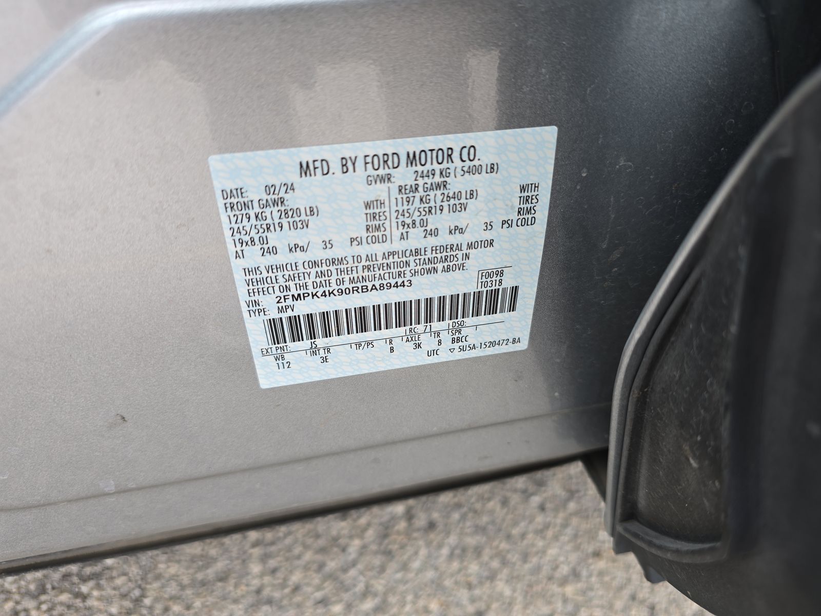 2024 Ford Edge Titanium AWD