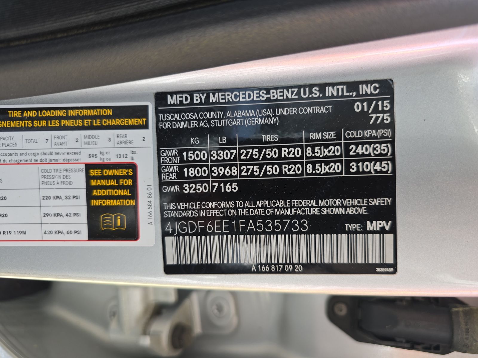 2015 Mercedes-Benz GL-Class GL 450 AWD