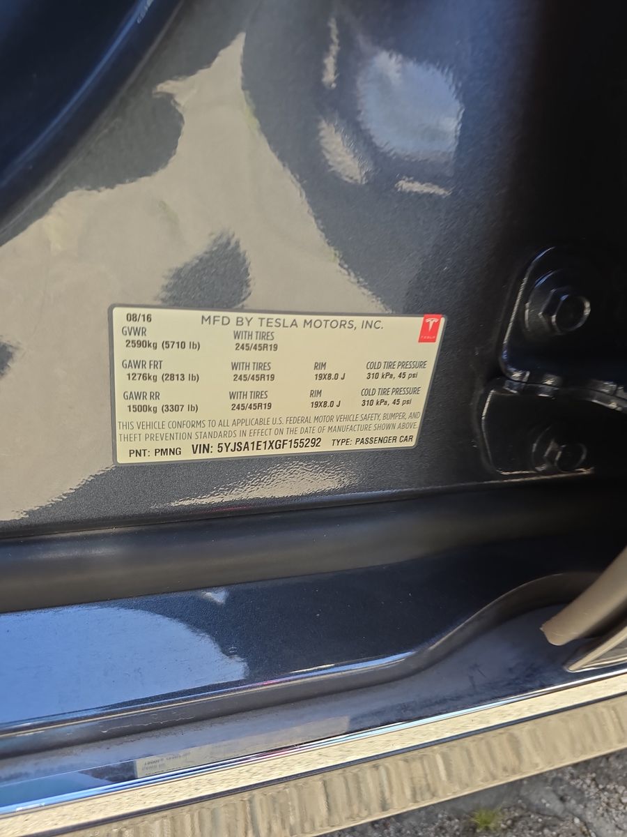 2016 Tesla Model S 75 FWD