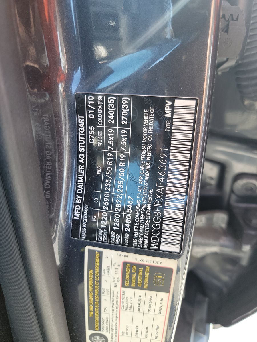 2010 Mercedes-Benz GLK-Class GLK 350 AWD