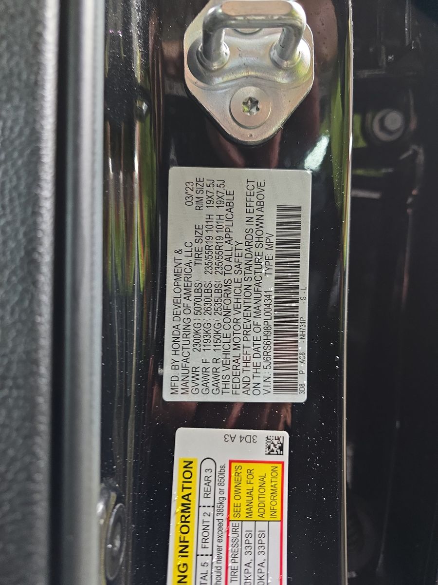 2023 Honda CR-V Hybrid Touring AWD