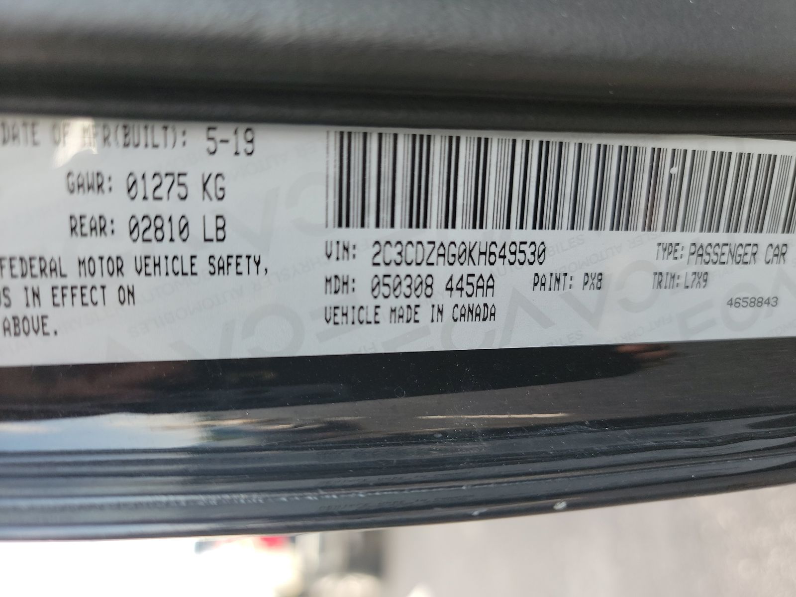 2019 Dodge Challenger SXT RWD
