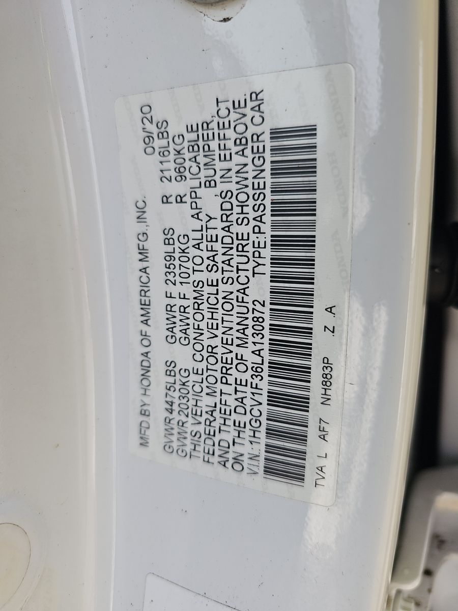 2020 Honda Accord Sport FWD