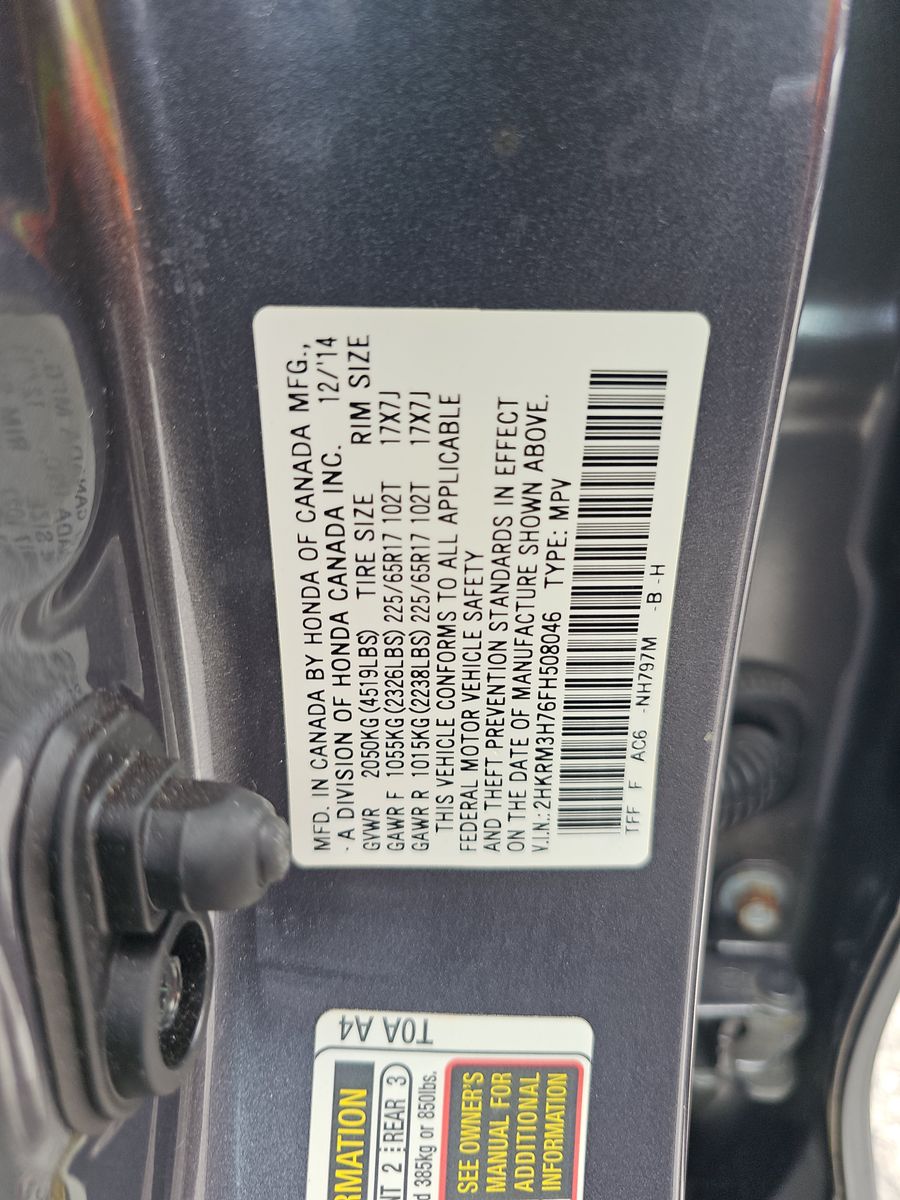 2015 Honda CR-V EX-L FWD