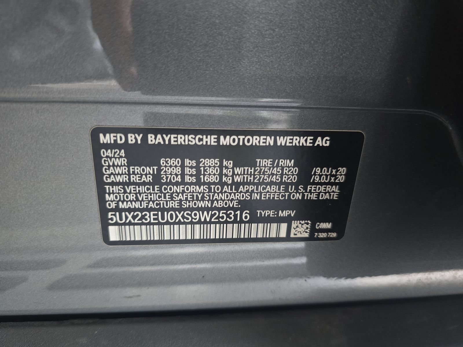 2025 BMW X5 xDrive40i AWD
