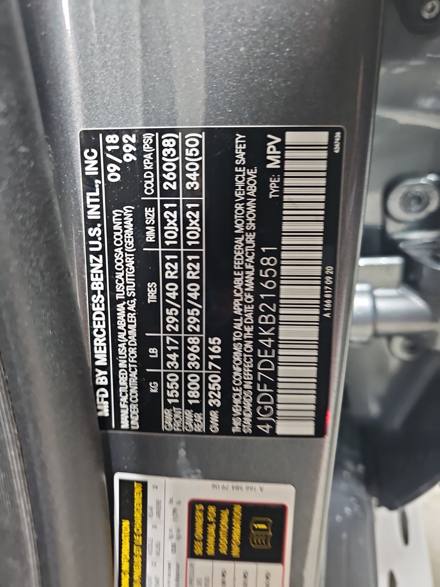 2019 Mercedes-Benz GLS GLS 550 AWD