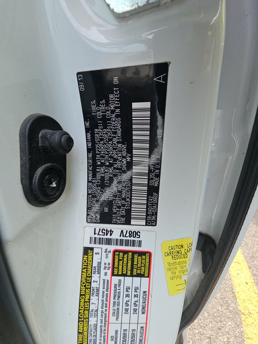 2014 Toyota Sienna LE AWD