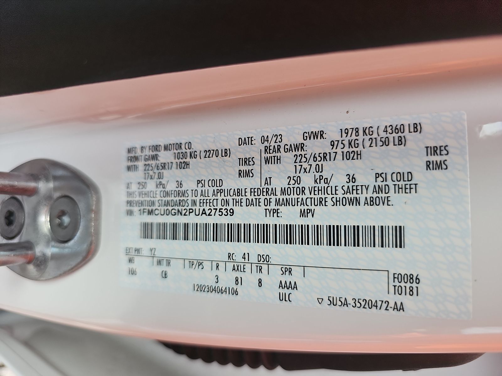 2023 Ford Escape Active FWD