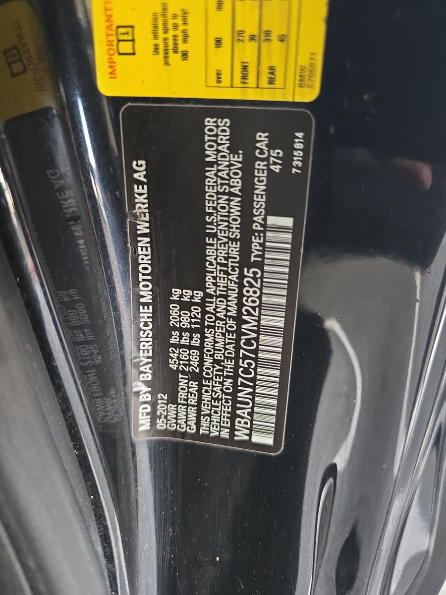 2012 BMW 1 Series 135i RWD
